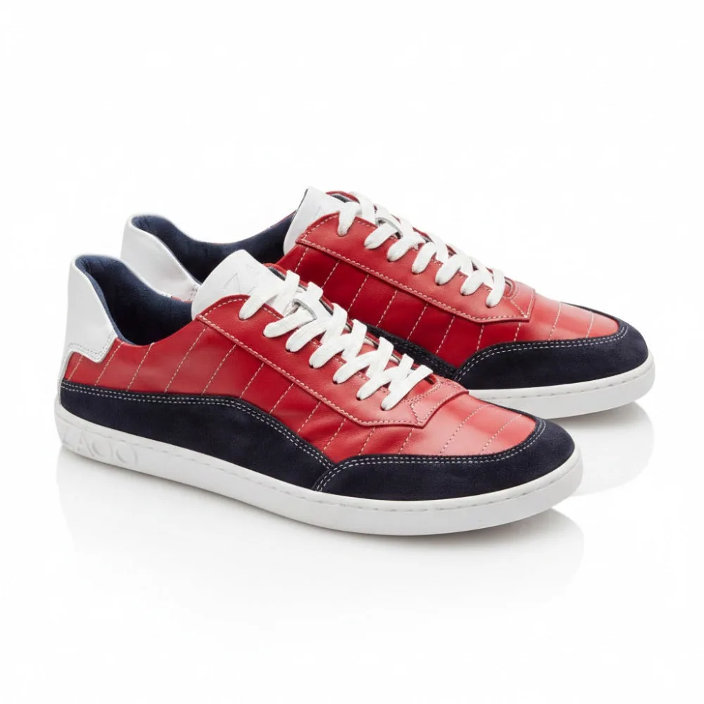 Мужские кроссовки ZAQQ QAMPION Navy Red (красный цвет) — фото 1 из 21