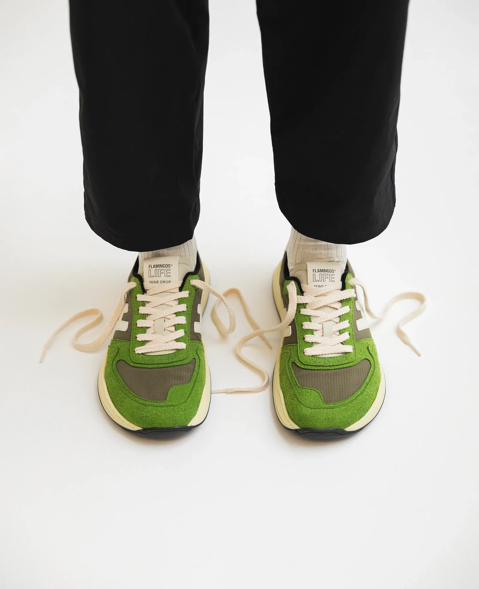 Босоногие кроссовки Flamingos’ Life Zero Drop — мшисто-зелёный, фото 7
