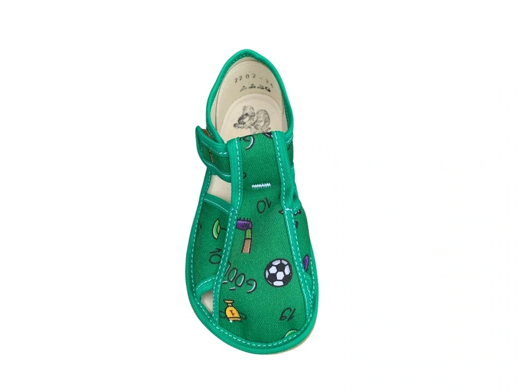 Тапочки Baby Bare Slippers — зелёный (детские), фото 5