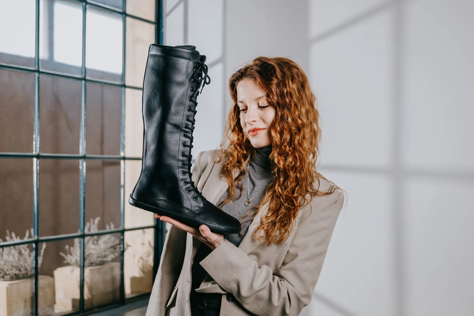 Сапоги Ahinsa Jaya Winter Tall Barefoot — чёрный, фото 16