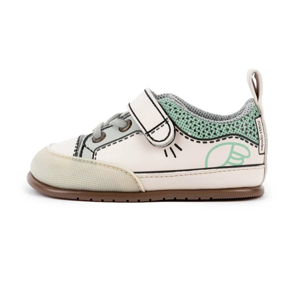 Детская обувь Zapato Feroz «Paterna Cómic Feroz AW23» — хаки — фото 1 из 3