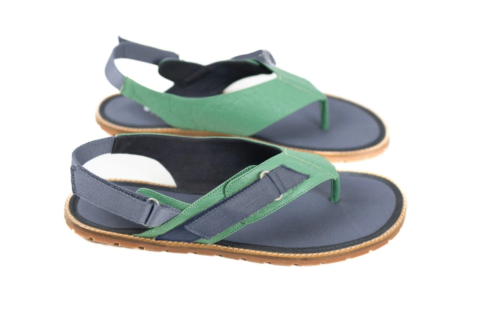 Босоногие сандалии Sambas the bambas Yemayá — сине-зелёные, фото 9