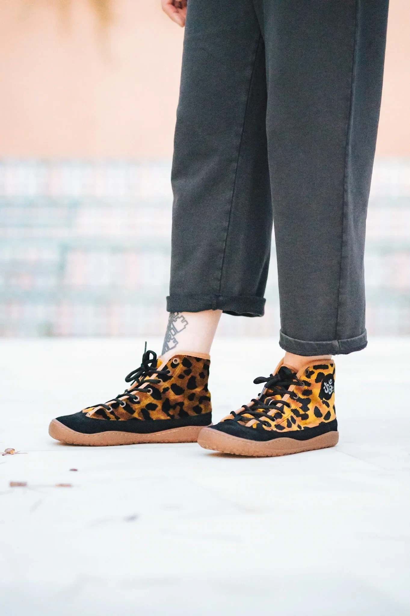 Босоногие ботинки Sambas the bambas Cheetah — анималистичный узор, фото 6