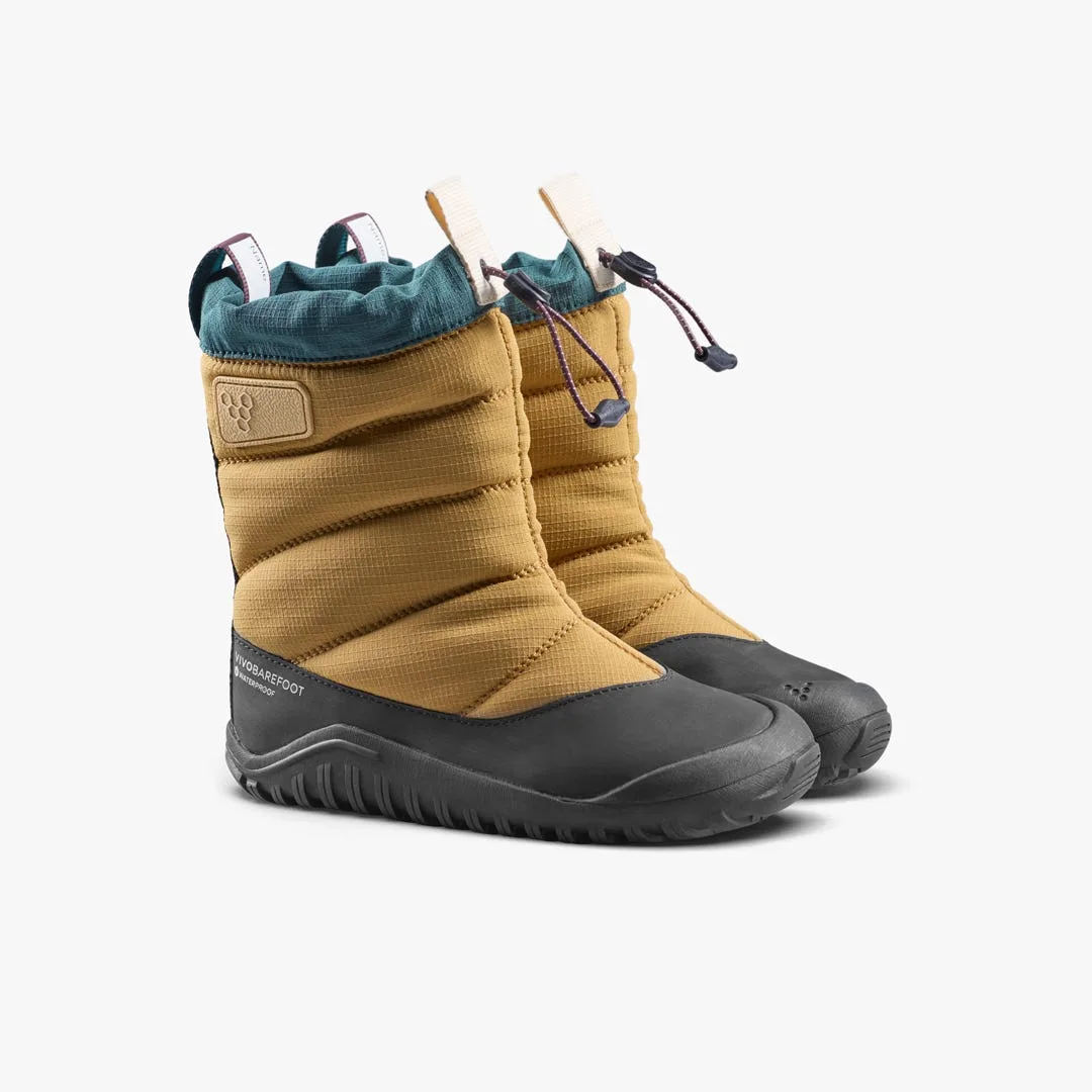 Ботинки Vivobarefoot Tracker Boot AT — детская модель, песочно-жёлтый, фото 4