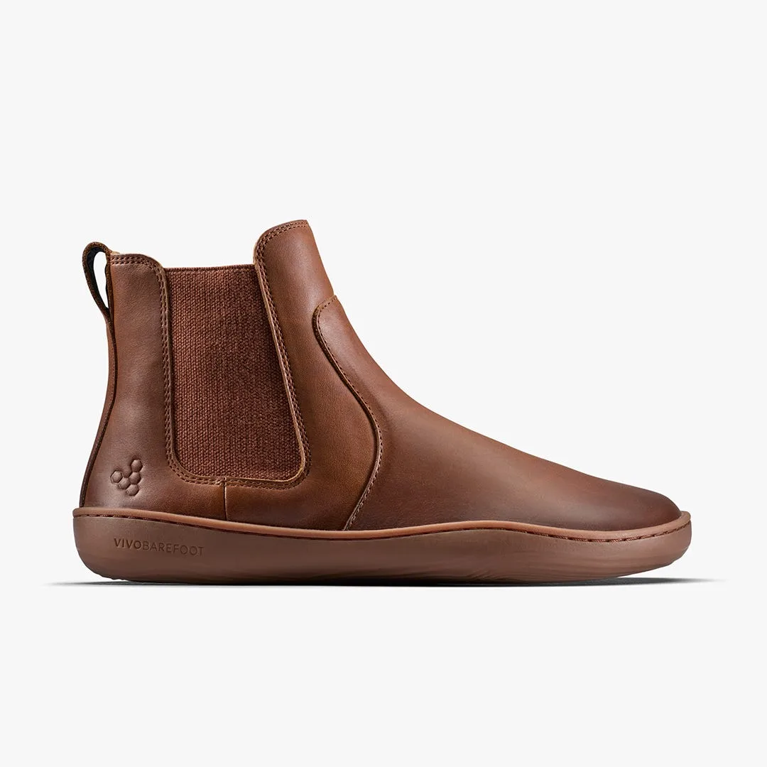 Ботинки Vivobarefoot Sensus Chelsea — мужская модель, тёмно-коричневый