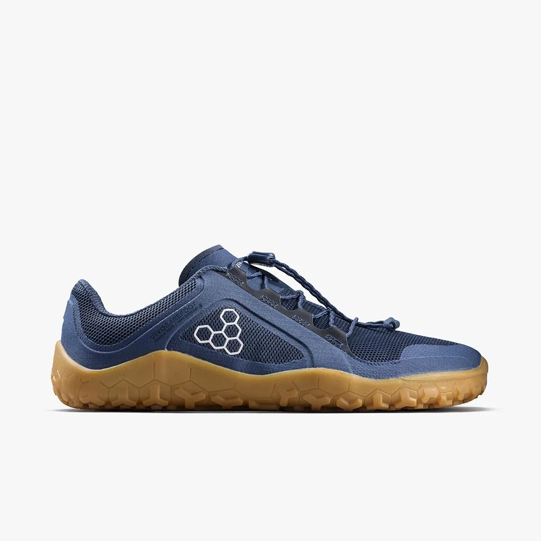 Кроссовки Vivobarefoot Primus Trail FG 3.5 — мужская модель, синий с каучуковой подошвой — фото 1 из 7