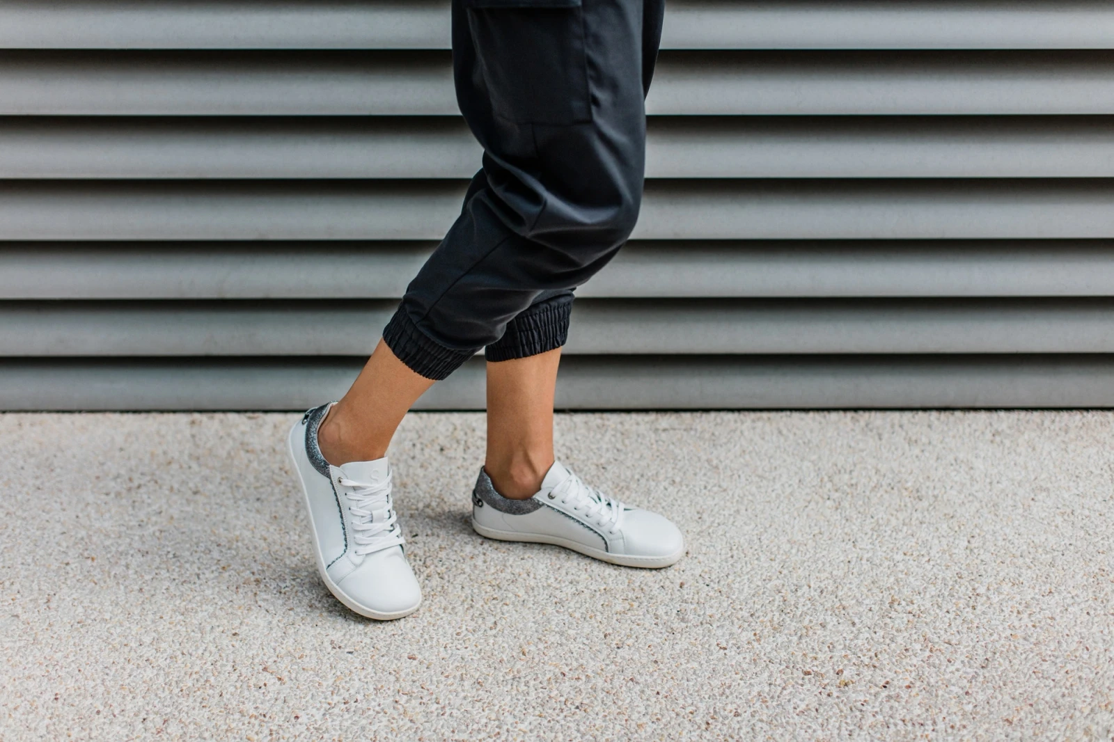 Босоногие кроссовки Shapen FEELIN Chic — белый (с блеском), фото 48
