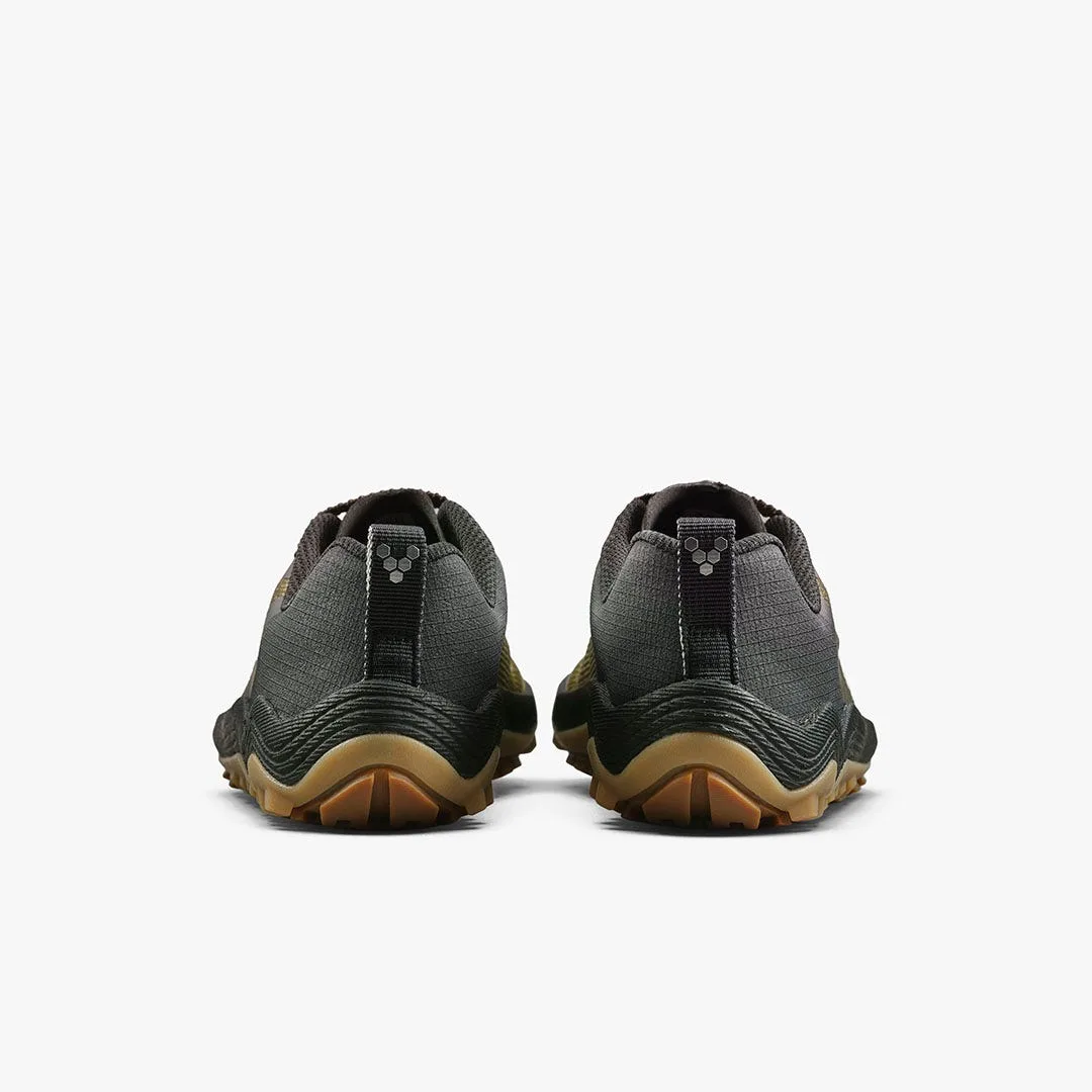 Кроссовки Vivobarefoot Primus Trail Flow — женская модель, тёмно-оливковый, фото 5