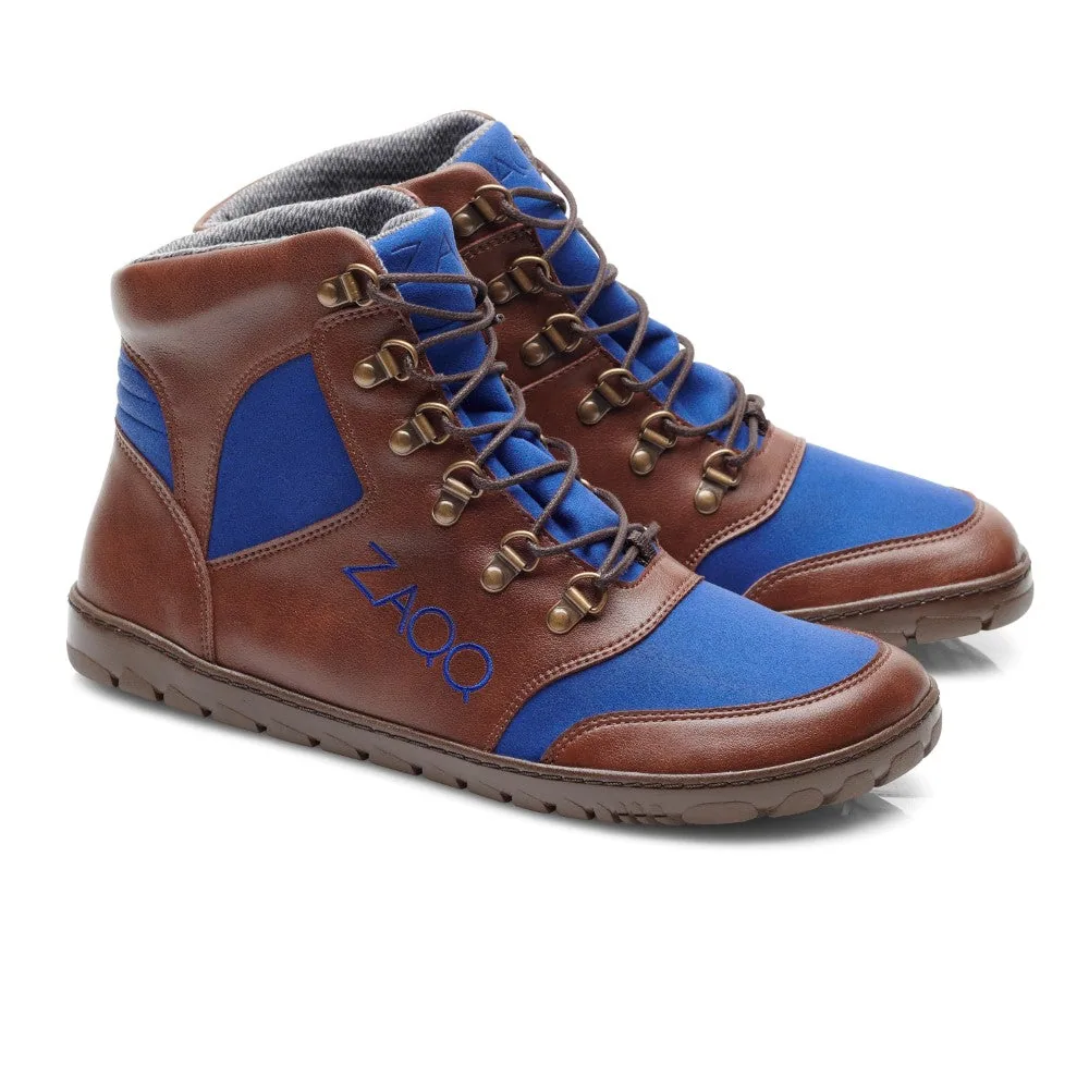 Ботинки для женщин и мужчин ZAQQ HIQE Brown Blue Waterproof — фото 1 из 13