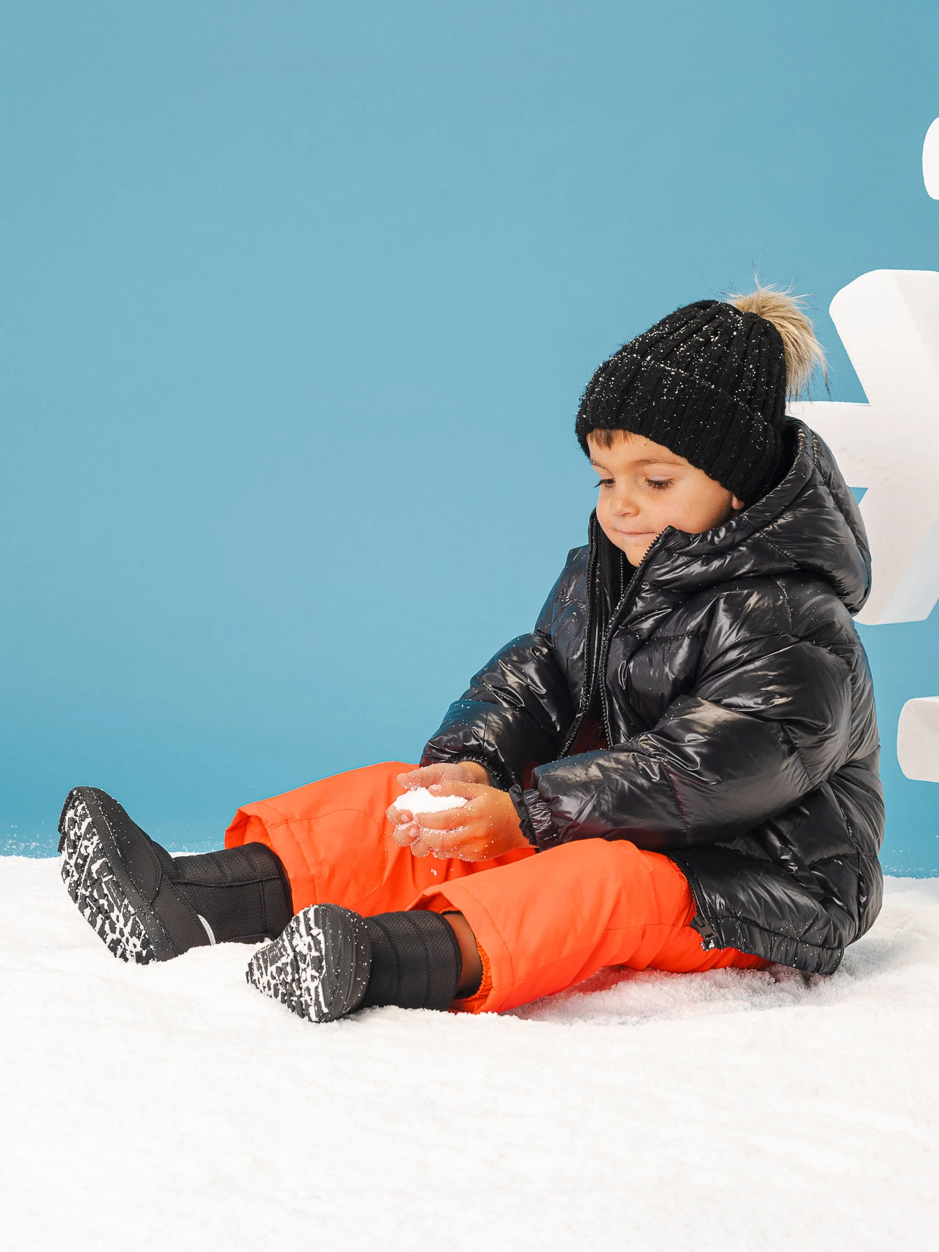 Детские босоногие ботинки Be Lenka Ailo Preschool - полностью чёрный, фото 4