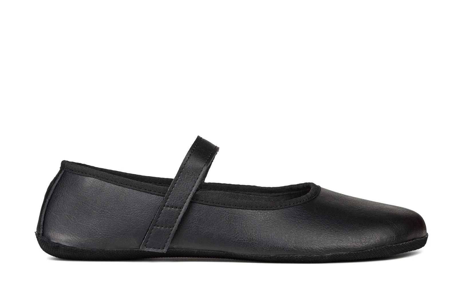 Балетки Ahinsa Ananda Ballet Narrow с ремешком Barefoot — чёрный — фото 1 из 12