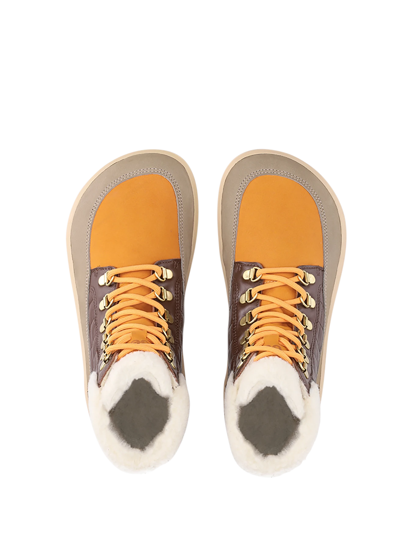 Босоногие ботинки Be Lenka Olivia - серо-коричневый, тёмно-коричневый и оранжевый, фото 7