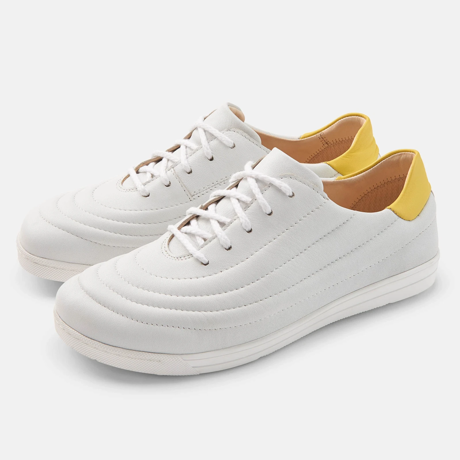 Кроссовки BÄR Harper — белый / лимонный — фото 1 из 6